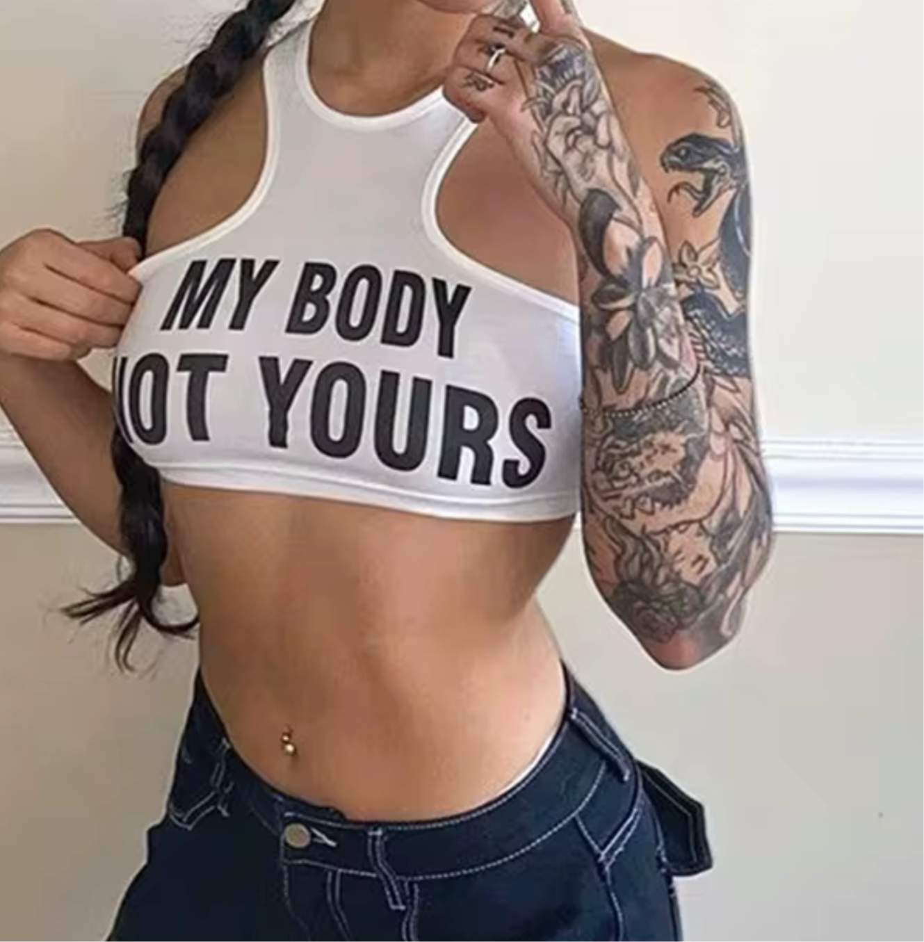 My body crop top