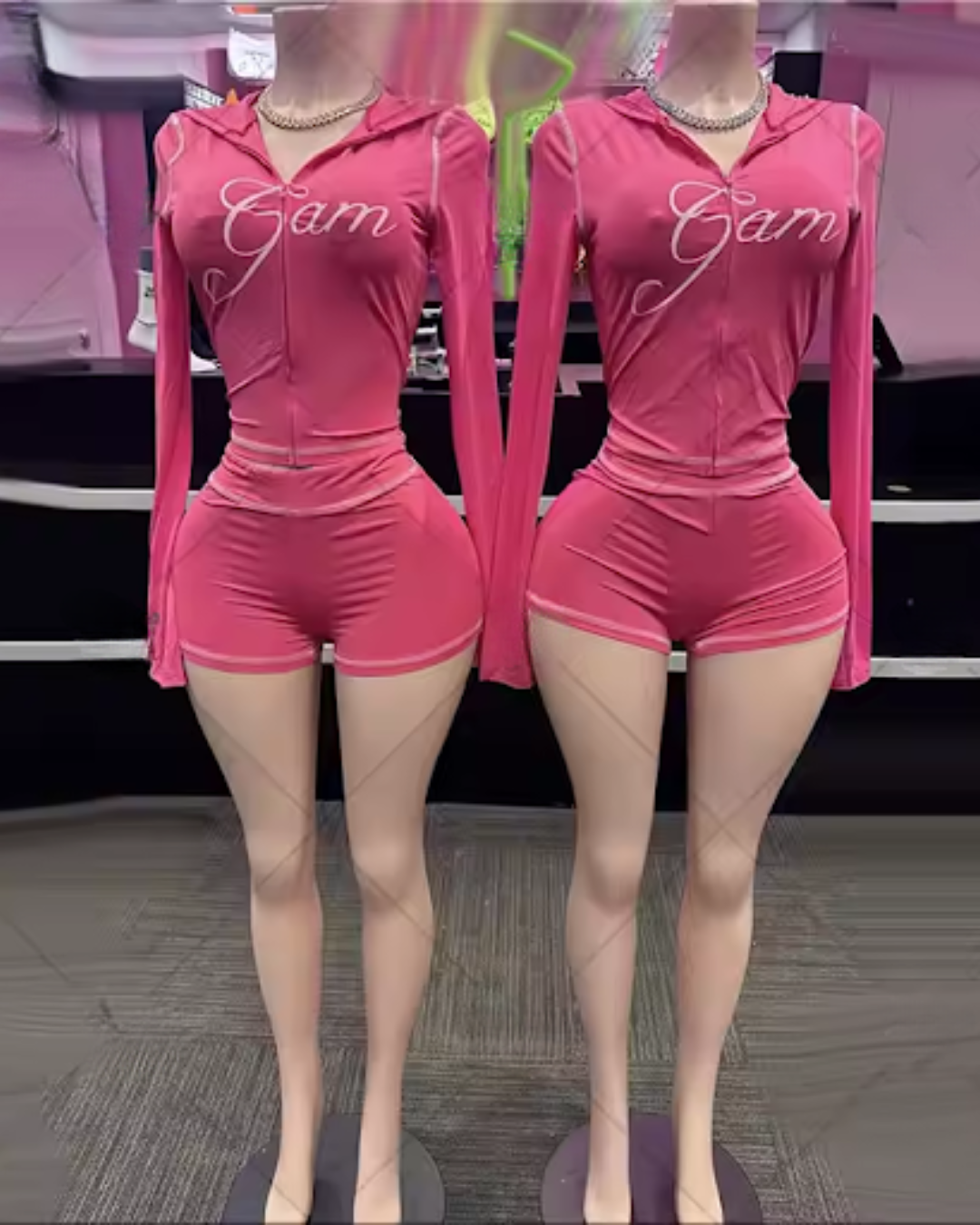 Hooded Tracksuit short 2pc